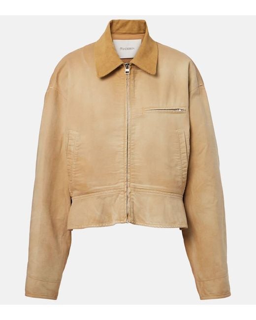 J.W. Anderson Natural Jacke Aus Baumwolle