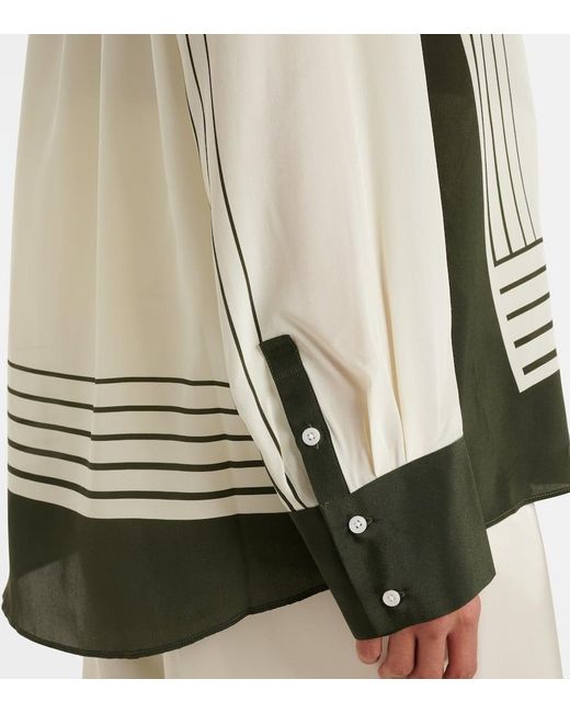 Sir Natural Hemd Leilana Aus Crepe De Chine Aus Seide