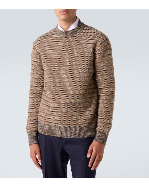 Slowear Pullover Aus Schurwolle in Brown für Herren
