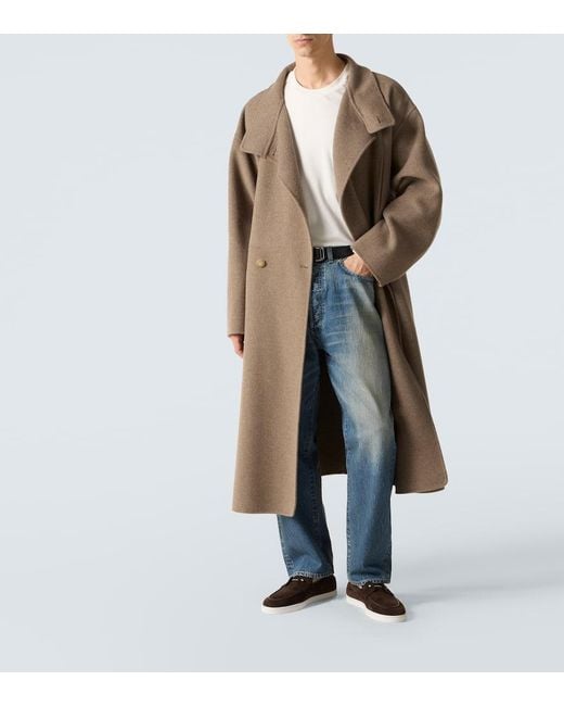 Christian Louboutin Black Chambeliboat Suede Slip-On Shoes for men