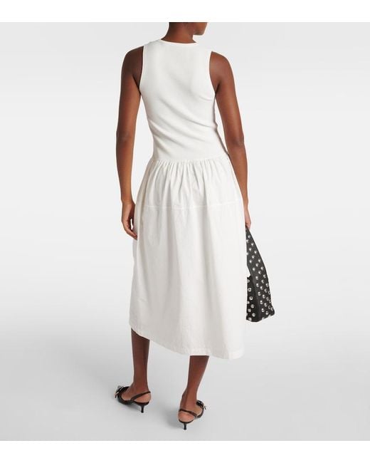 Proenza Schouler White Label Malia Cotton Poplin Midi Dress
