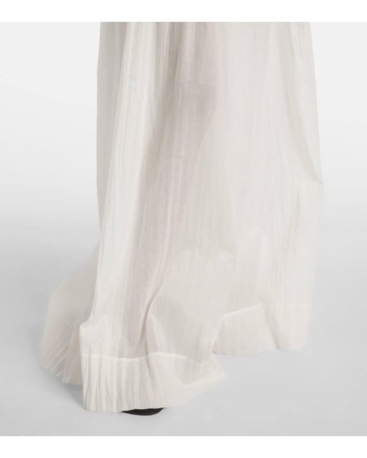 The Row White Weite Hose Hypnosta Aus Baumwolle