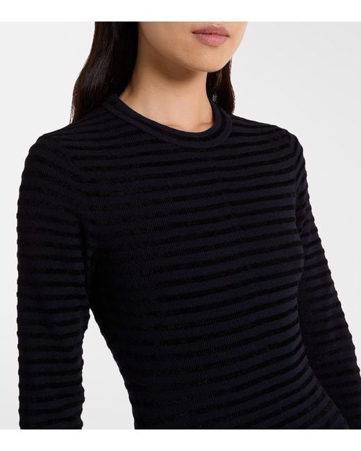 Proenza Schouler Black Midikleid Aus Strick