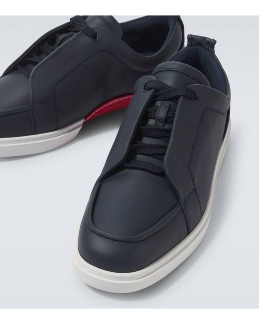 Christian Louboutin Sneakers Jimmy Aus Leder in Blue für Herren