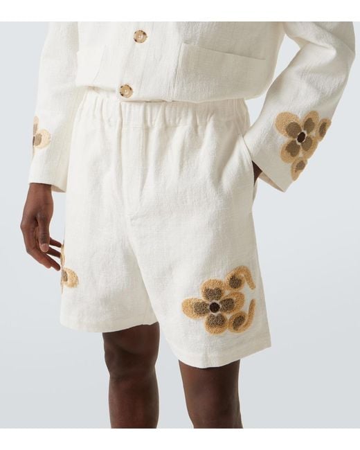 Shorts di Commas in White da Uomo