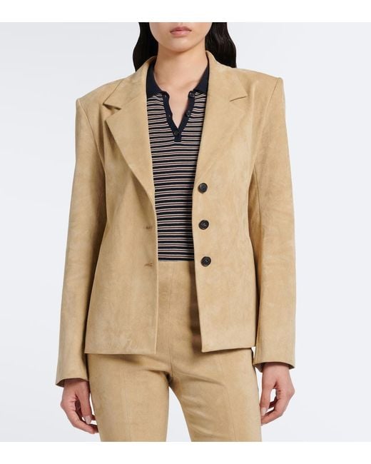 Stouls Natural Helly Suede Blazer