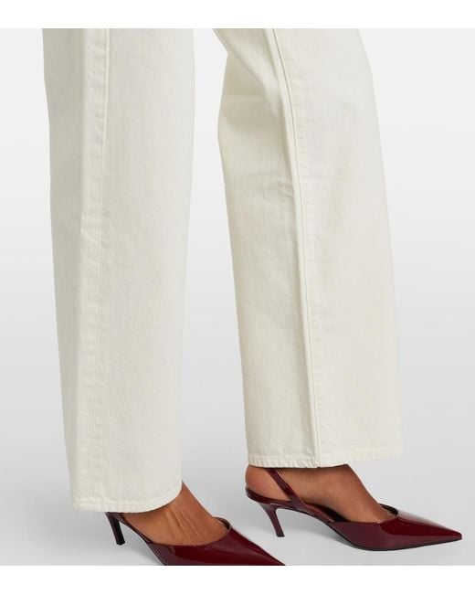 FRAME White The Saturday Straight Jeans