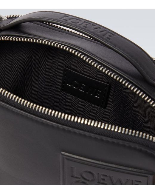 Borsa A Tracolla Anagram Mini di Loewe in Black da Uomo