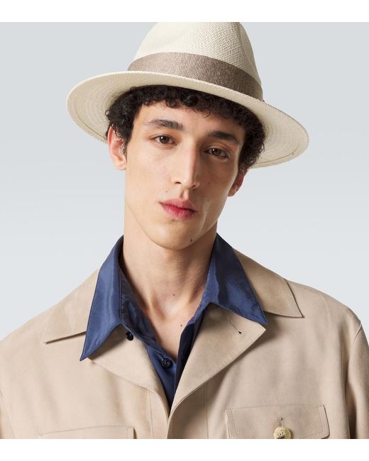 Fedora di Kiton in Natural da Uomo