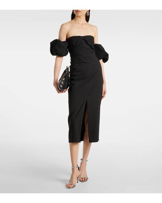 Vestido Midi Darlena Sin Hombros Isabel Marant de color Black