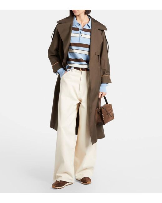 Hogan Brown H699 Suede Sneakers