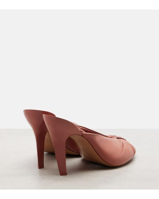 Chloé Pink Suzie Heeled Mule