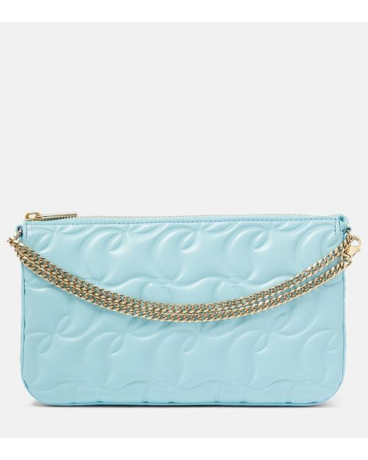 Christian Louboutin Blue Loubila Leather Crossbody Bag