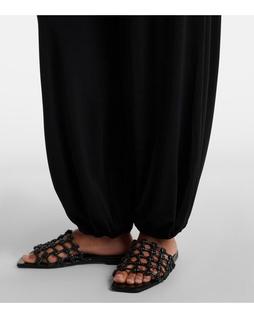 Adriana Degreas Black Balloon Pants