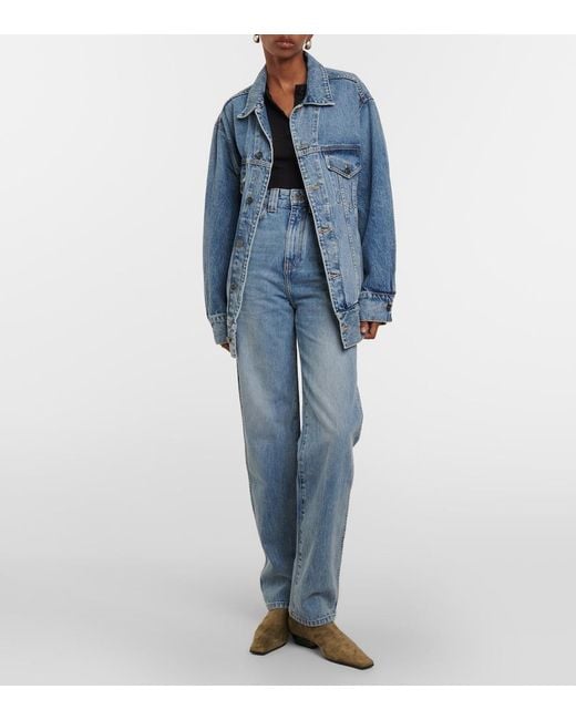 Khaite Blue Grizzo Jacket