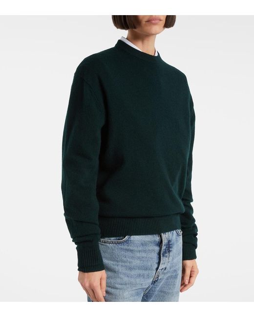 Totême Green Cashmere Sweater