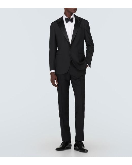 Polo Ralph Lauren Black Tailored Wool Barathea Tuxedo for men
