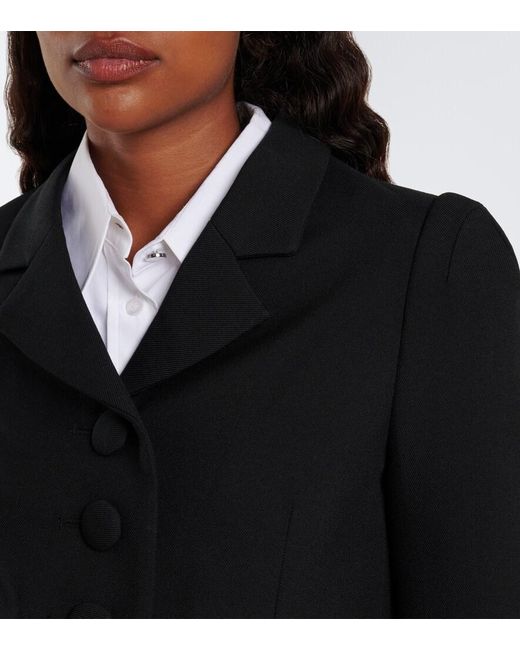 ShuShu/Tong Black Wool And Silk Jacket
