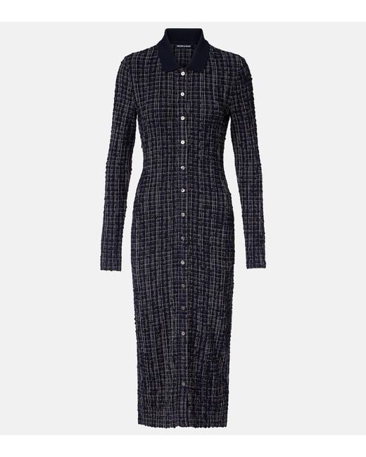 Veronica Beard Blue Barrett Midi Dress
