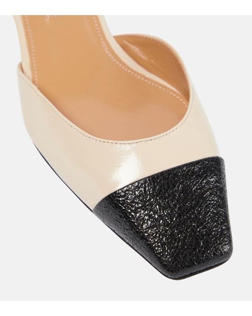 Aquazzura Metallic French Flirt 35 Leather Pump