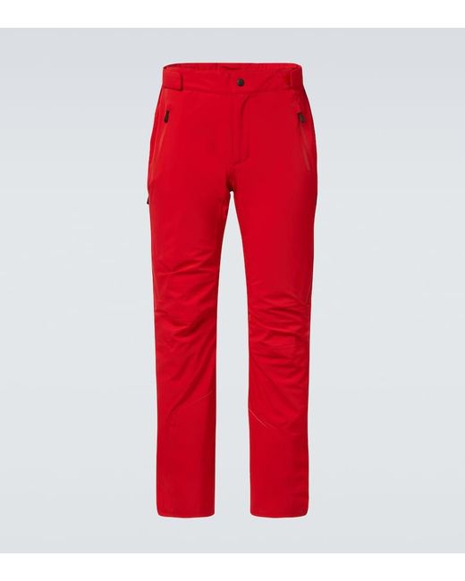 Toni Sailer Red Nicky Ski Pants for men