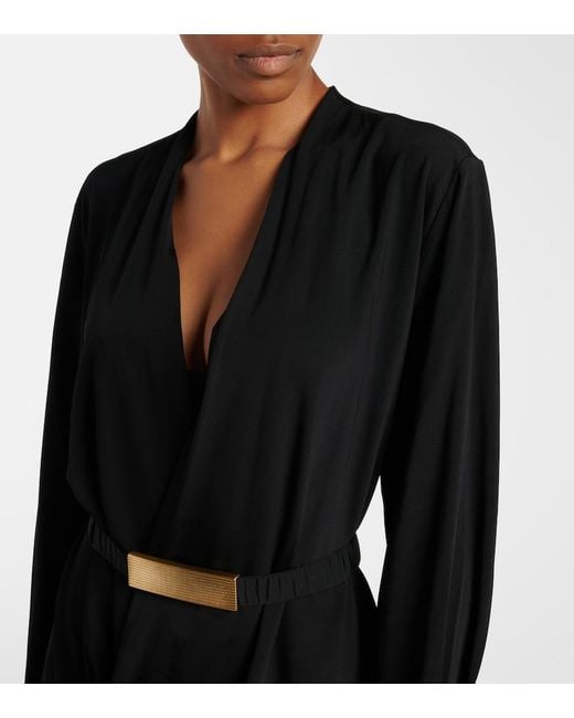 ViX Black X Rosie Huntington-Whiteley Rosana Minidress