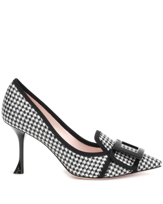 hounds tooth pumps