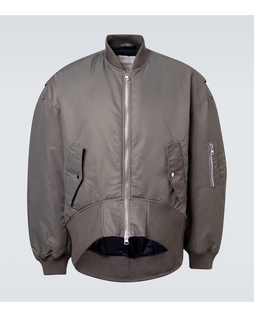 J.W. Anderson Gray Bomber Jacket for men