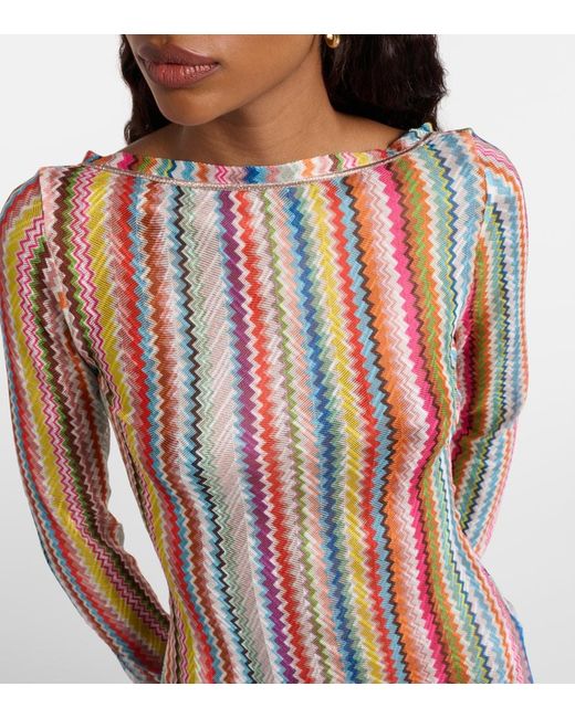 Pareo En Zigzag Missoni de color Multicolor