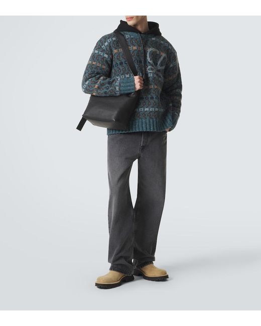 Loewe Gray Straight Jeans for men