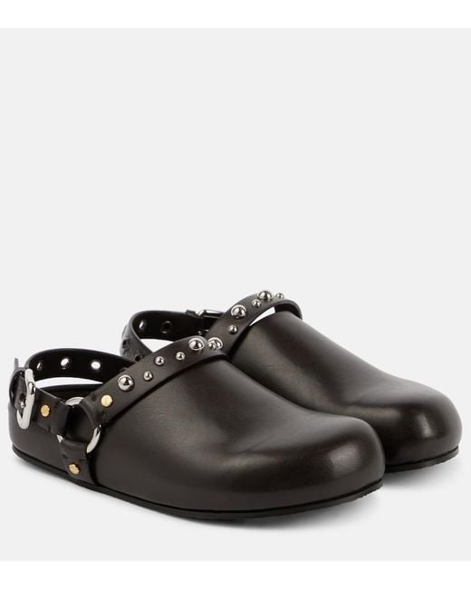 Stella McCartney Black Elyse Studded Clogs