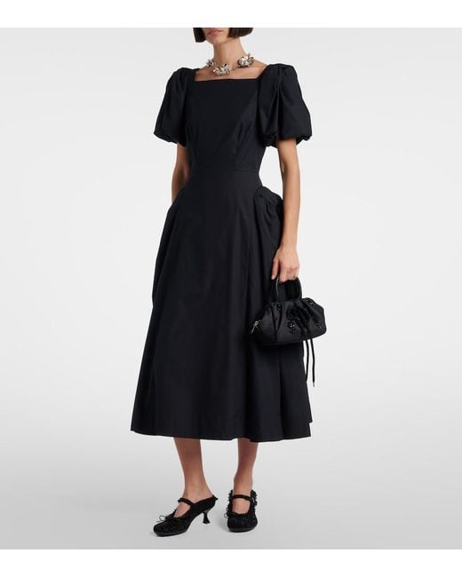 Simone Rocha Black Mini Embellished Top-Handle Bag