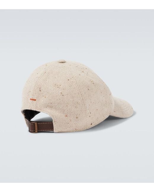 Cappello Da Baseball di Brunello Cucinelli in Natural da Uomo