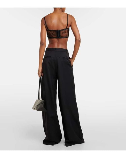 Wardrobe NYC Gray Bralette Aus Spitze