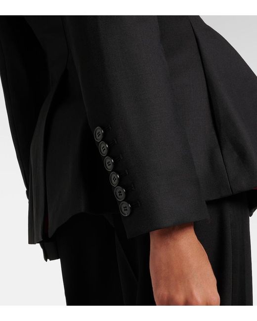 Nina Ricci Black Wool Gabardine Blazer