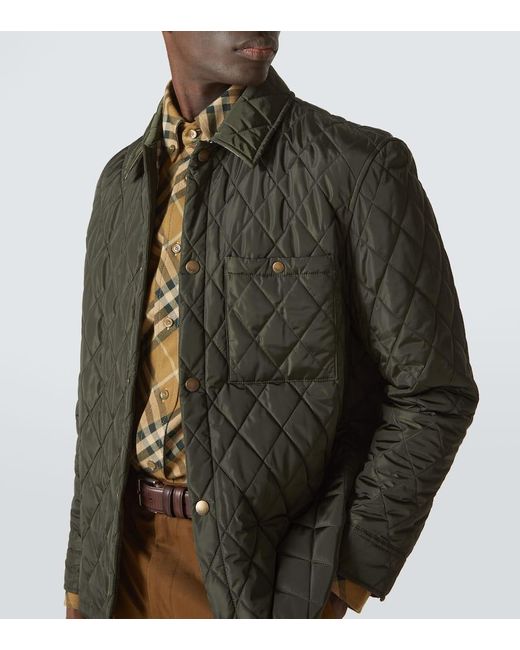 Burberry Steppjacke in Green für Herren