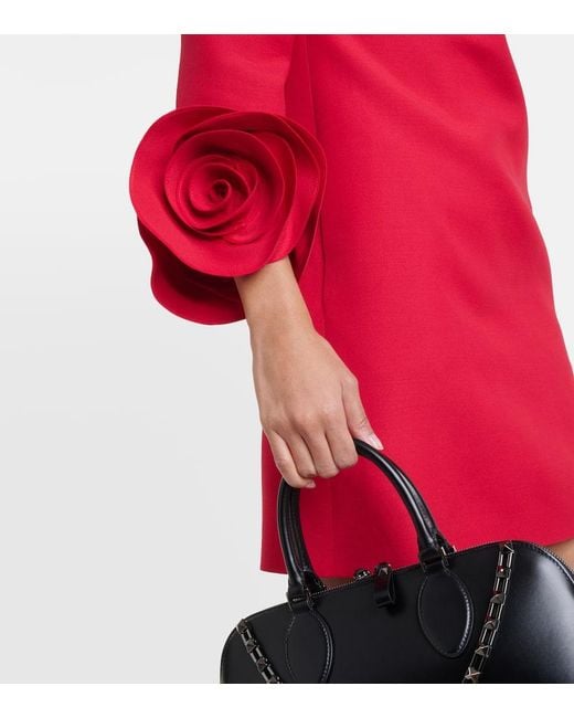 Miniabito in Crepe Couture di Valentino in Red