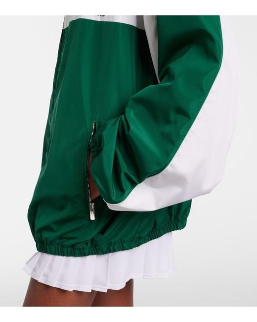 Miu Miu Green X New Balance Colorblocked Poplin Jacket