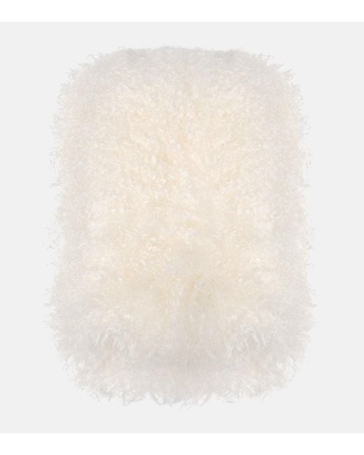 Magda Butrym Natural Shearling Muff