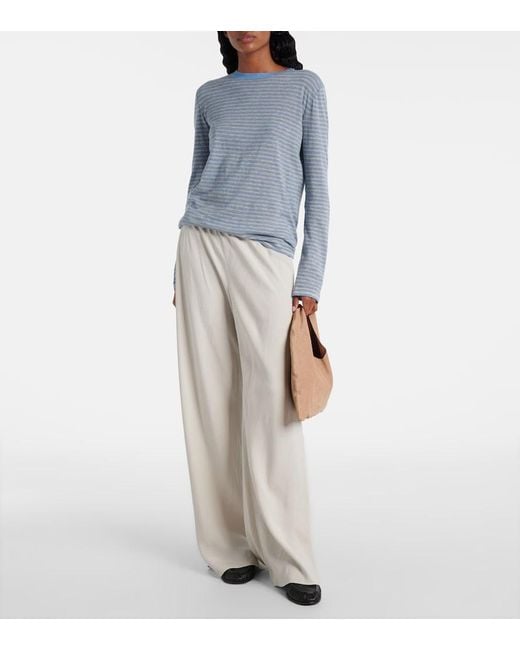 The Row Brown Bindle Small Suede Tote Bag
