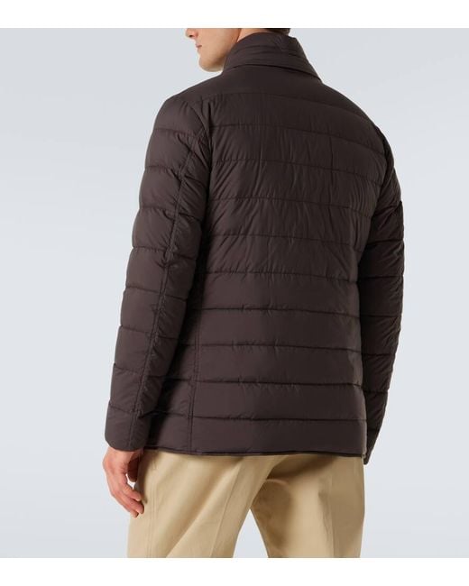 Herno Brown La Giacca Down Jacket for men