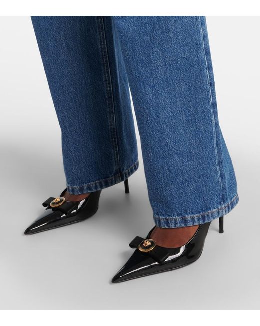 Versace Blue Medusa '95 Straight Jeans