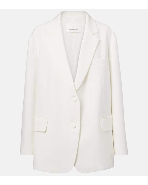 Frankie Shop White Oversize-Blazer Bea