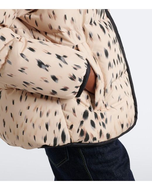 Moncler Natural Printed Technical Down Jacket
