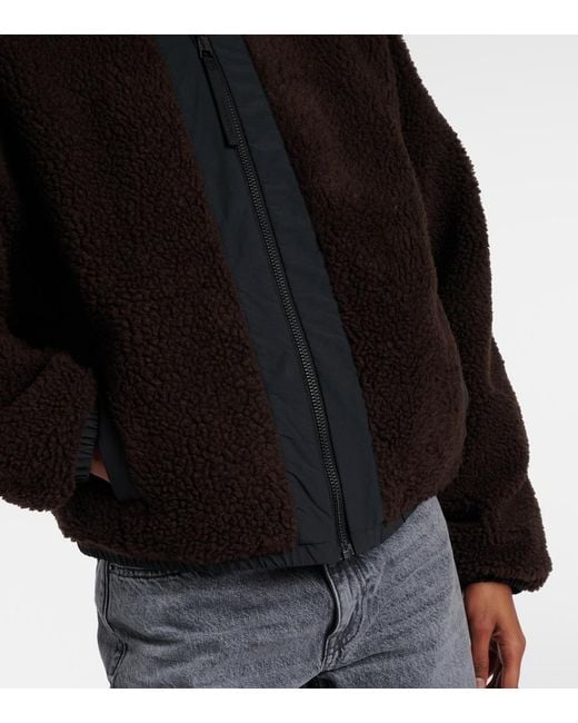 Canada Goose Black Alberni Reversible Teddy Jacket