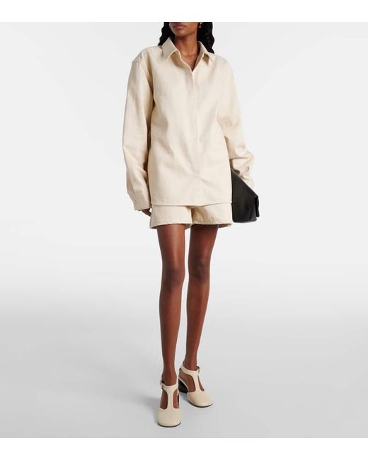 Jil Sander Natural Jeanshemd