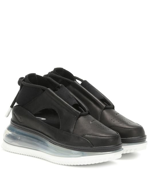 Nike Black Air Max 720 Leather Sneaker