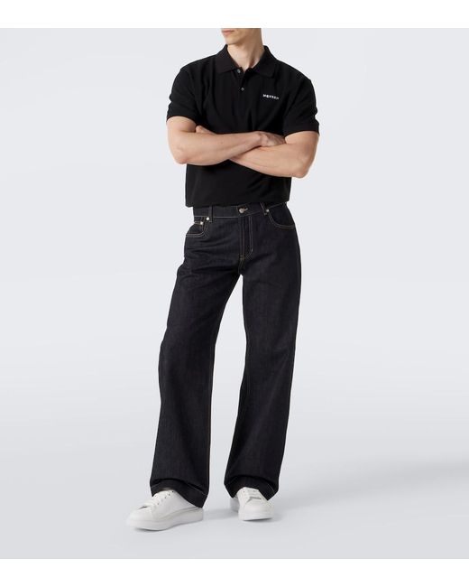McQueen White Oversized Leather Sneakers for men
