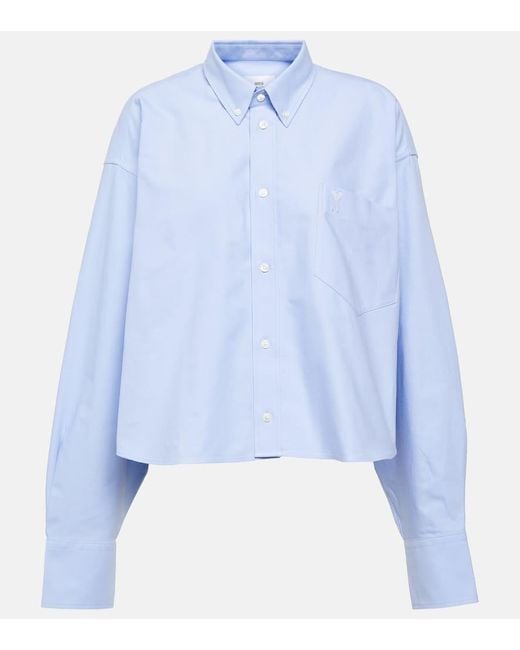 Camisa Ami de Coeur de algodon AMI de color Blue