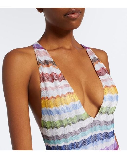 Banador En Zigzag Missoni de color White
